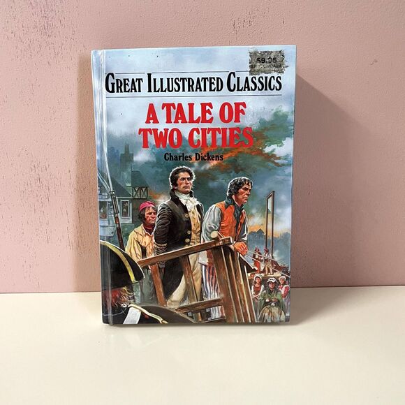 A Tale of Two Cities by Charles Dickens Hardcover Book GUC - Picture 1 of 7
